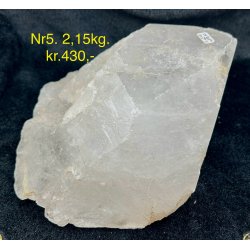 Natur r bjergkrystal spids fra Himalaya-5