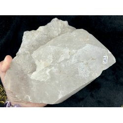 Natur r bjergkrystal spids fra Himalaya-5