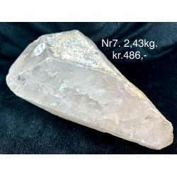 Natur r bjergkrystal spids fra Himalaya-7