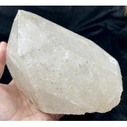 Natur r bjergkrystal spids fra Himalaya-8. 