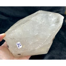 Natur r bjergkrystal spids fra Himalaya-8. 