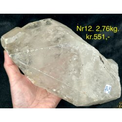 Natur r bjergkrystal spids fra Himalaya-12