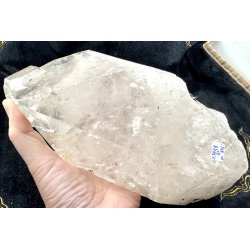 Natur r bjergkrystal spids fra Himalaya-12