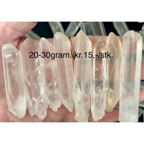 R bjergkrystal stav. 20-30gram. 