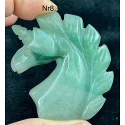 Gr�n aventurin enhj�rning-8