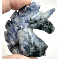 Sodalit i kvarts enhjrning-4