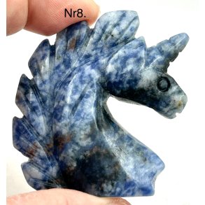 Sodalit i kvarts enhjrning-8