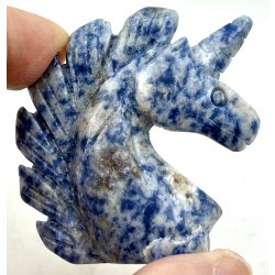 Sodalit i kvarts enhjrning-9