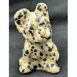 Dalmatiner hund. 3x3x4cm. 