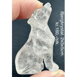 Bjergkrystal ulv. 2x3x5cm. 