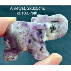 Ametyst elefant 2x3x5cm