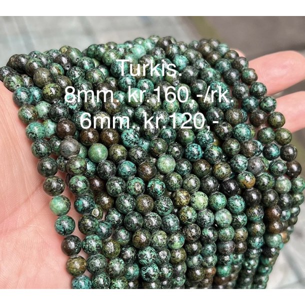 Turkis 6mm. 