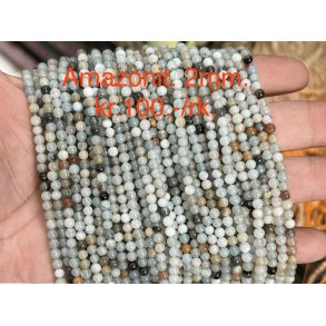 Amazonit 2mm. 
