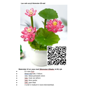 Lav selv blomster-25 rd