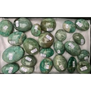 Månesten palmsten grøn (Grøn Garnierit)