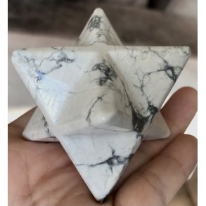 Howlit makaba stjerne 5x5cm. 192gram. 