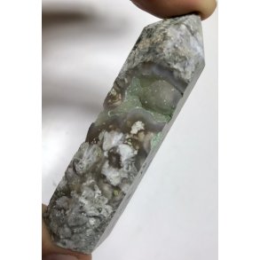 Blomster agat tårn grøn