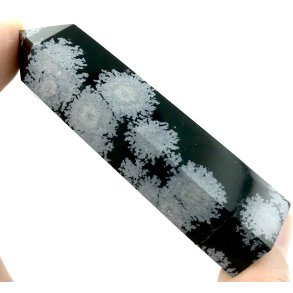 Snefnug obsidian tårn